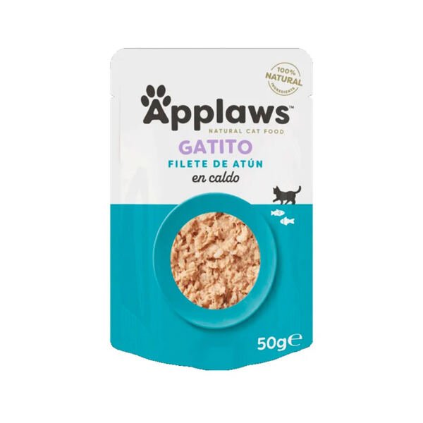 5060708563400 Applaws Kitten Sobre Filete de Atún en Caldo - Comida Húmeda para Gatito