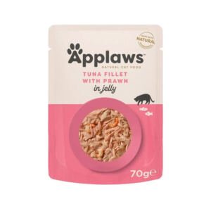 5060708564186 Applaws Sobre Atún con Gambas en Gelatina - Comida Húmeda para Gato