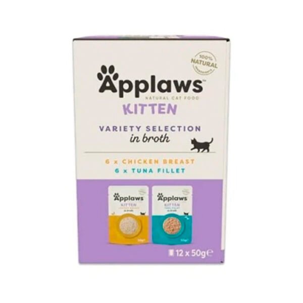 Applaws Sobre Kitten Select Caldo Variado - Comida Húmeda para Gatito