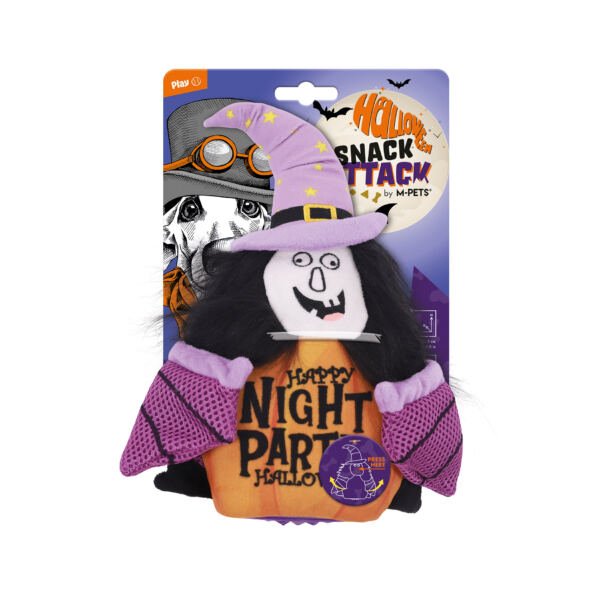 6953182752579 M-Pets Halloween Bruja Snack Attack - Juguete para Perro