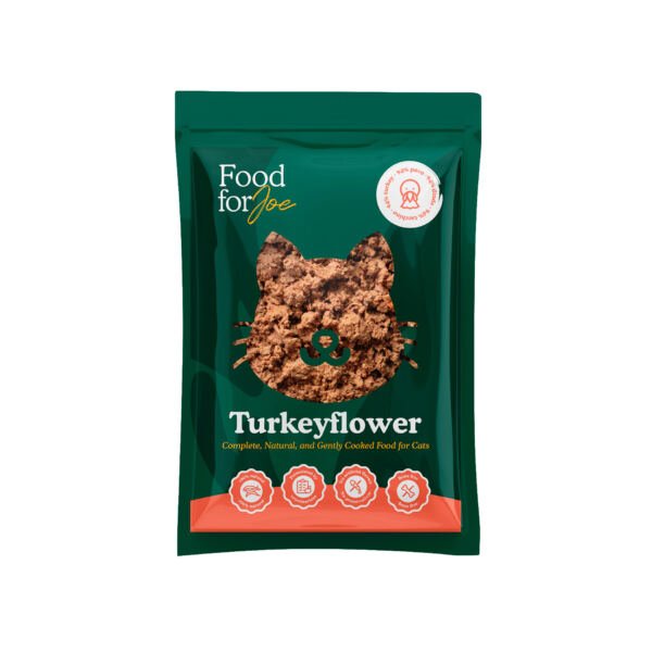 7_Turkeyflower_1 Food For Joe Turkeyflower de Pavo - Comida Congelada para Gato