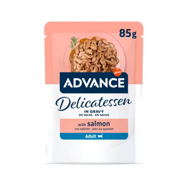 Advance Delicatessen Salmón en Salsa - Comida Húmeda para Gato