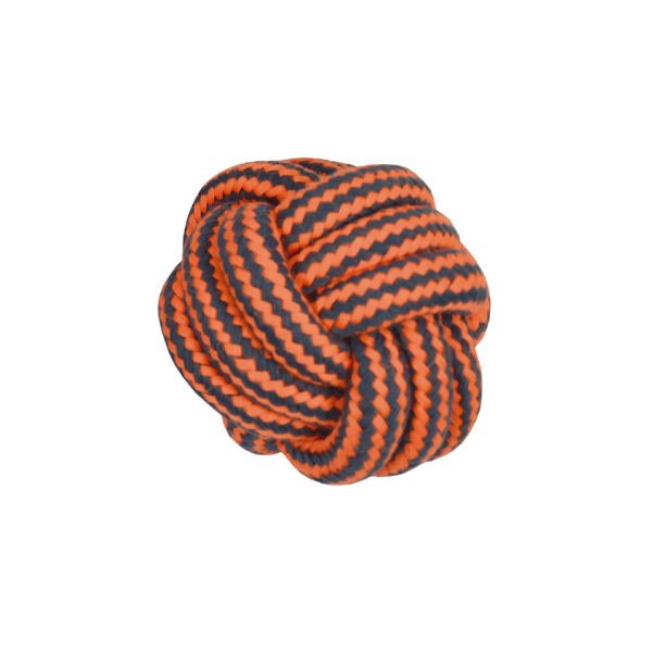 8427458015899 + 8427458015912_naranja Nayeco Pelota Cuerda Dental Bicolor - Juguete para Perro