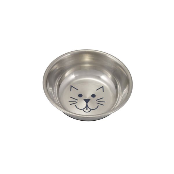 Nayeco Comedero Inox Happy Cat - Comedero para Gato