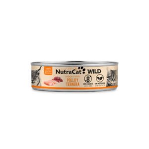 NutraCat Wild Lata de Pollo y Ternera - Comida Húmeda para Gato