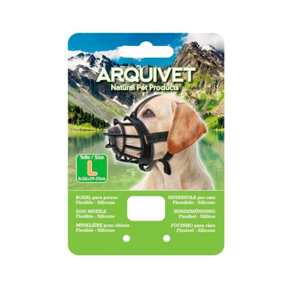 Arquivet Bozal Flexible Silicona - Accesorio para Perro