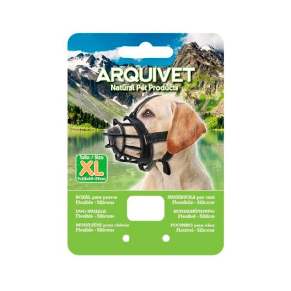 Arquivet Bozal Flexible Silicona - Accesorio para Perro