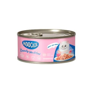 Moochie Skin & Coat Paté de Atún y Pollo - Comida Húmeda para Gato