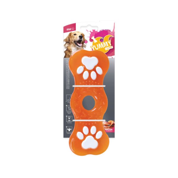 6953182732778 M-Pets Yummy Hueso Sabor a Bacon - Juguete para Perro