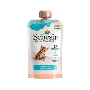 Schesir Kitten Pouch Atún en Crema - Comida Húmeda para Gatito