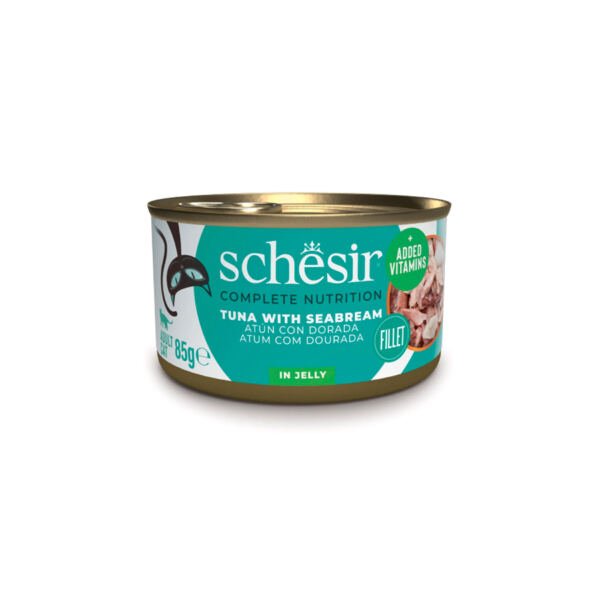 8005852172747_920046 Schesir Lata Atún con Dorada en Gelatina - Comida Húmeda para Gato