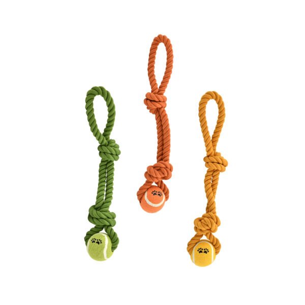 Nayeco Cuerda Dental Nudo + Pelota - Juguete para Perro