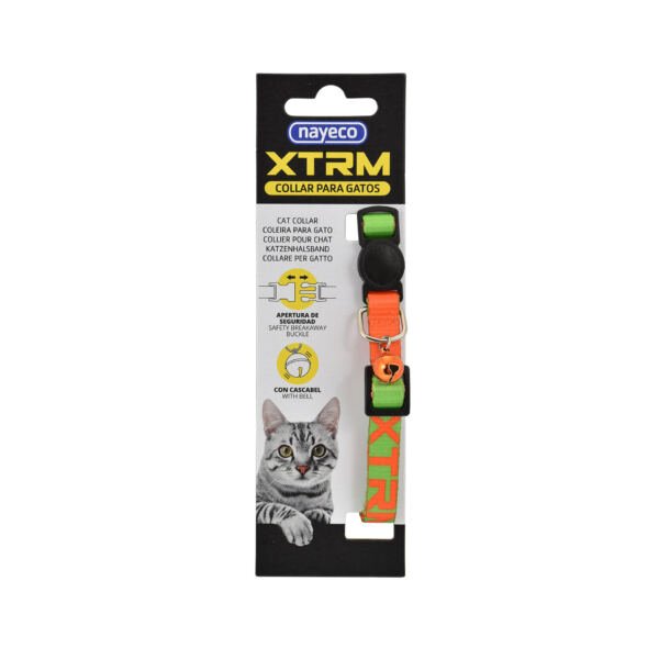 Nayeco Collar X-Trm Neon Flash - Accesorio para Gato
