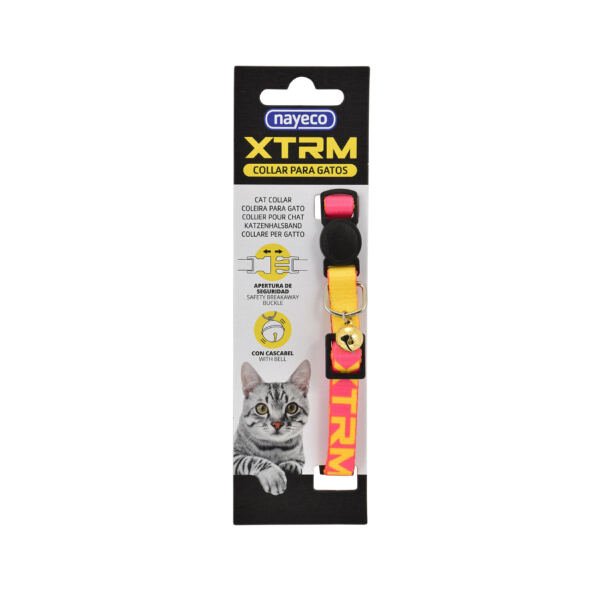 Nayeco Collar X-Trm Neon Flash - Accesorio para Gato