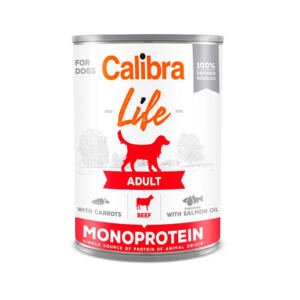 8594062080152 Calibra Life Lata Ternera con Zanahorias Monoprotein - Comida Húmeda para Perro