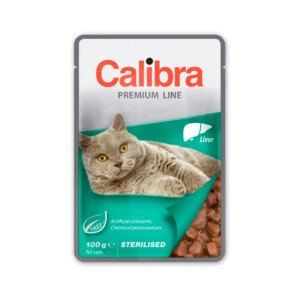 Calibra Premium Line Sobre Sterilised Hígado en Salsa - Comida Húmeda para Gato