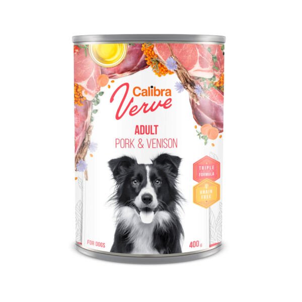 Calibra Verve Lata Cerdo y Venado Grain Free - Comida Húmeda para Perro