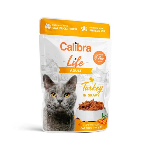 Calibra Life Sobres Pavo en Salsa - Comida Húmeda para Gato